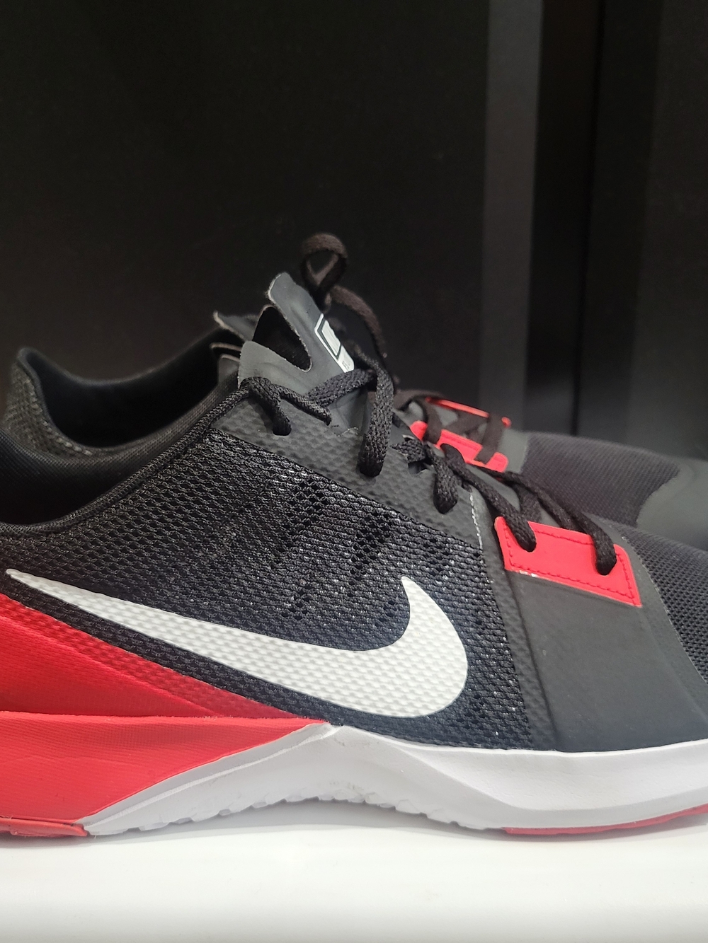 Nike FS Lite Trainer Black, White & Red